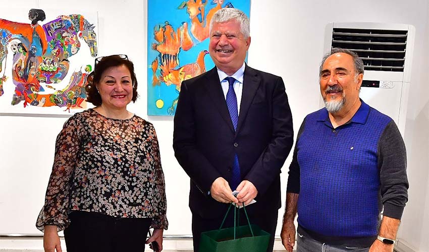 Yusuf Ahmet Fitoğlu’nun “Armağan” sergisi açıldı