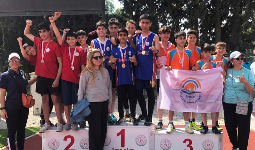 Bayraklılı atletizmciler yarı finalde
