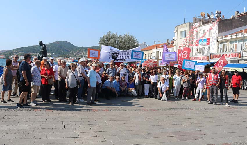 Foçada Çedes Protestosu