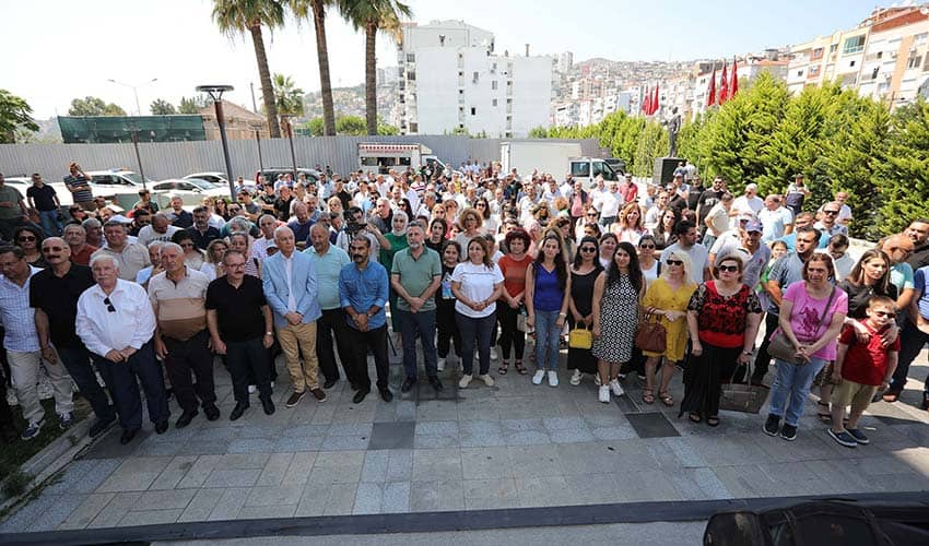 Başkan Sandal personeliyle bayramlaştı