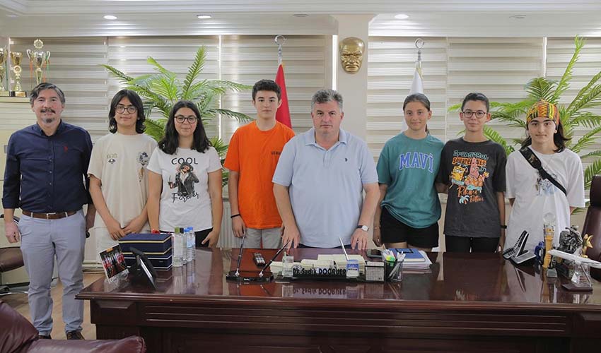 Başkan Doğruer LGS şampiyonaları ile buluştu