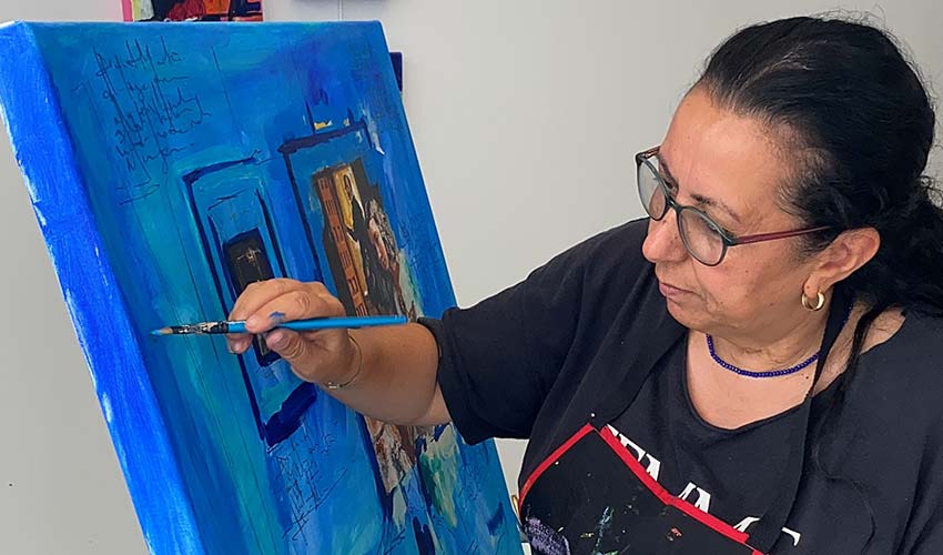 Atölyelere Hatay ve Adana'dan sanatçılar katılıyor