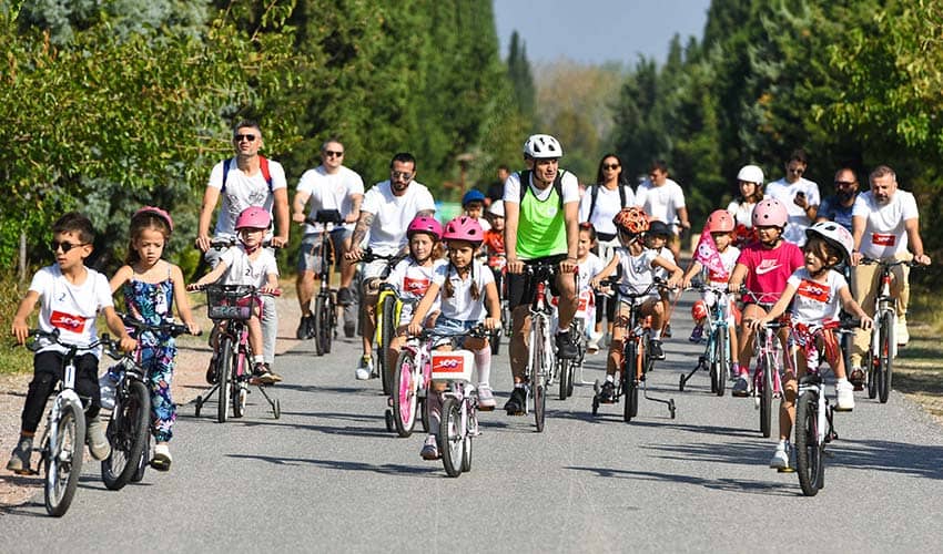 Pedallar Cumhuriyet için çevrildi
