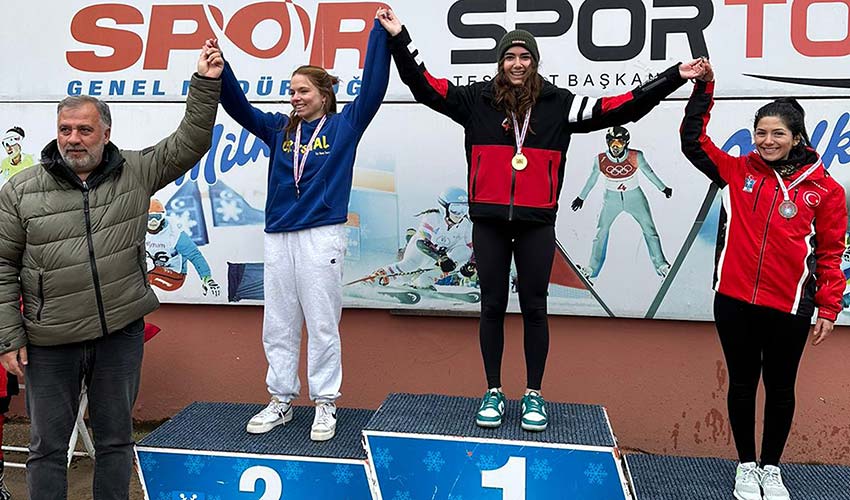 Karsız kentin kayak şampiyonu