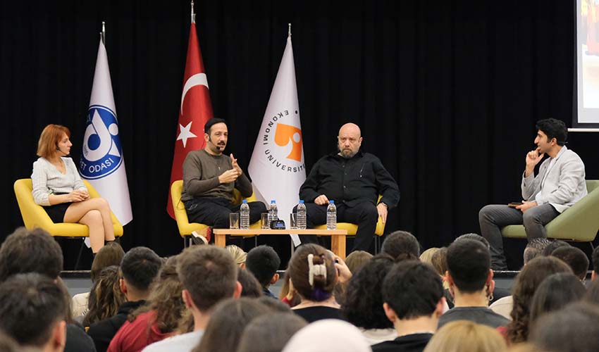Usta oyuncular ‘İzmir Ekonomi’de buluştu