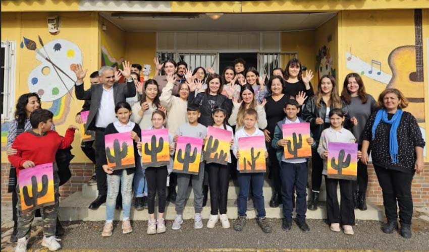 İşitme engelli çocuklar renkli anlar yaşadı