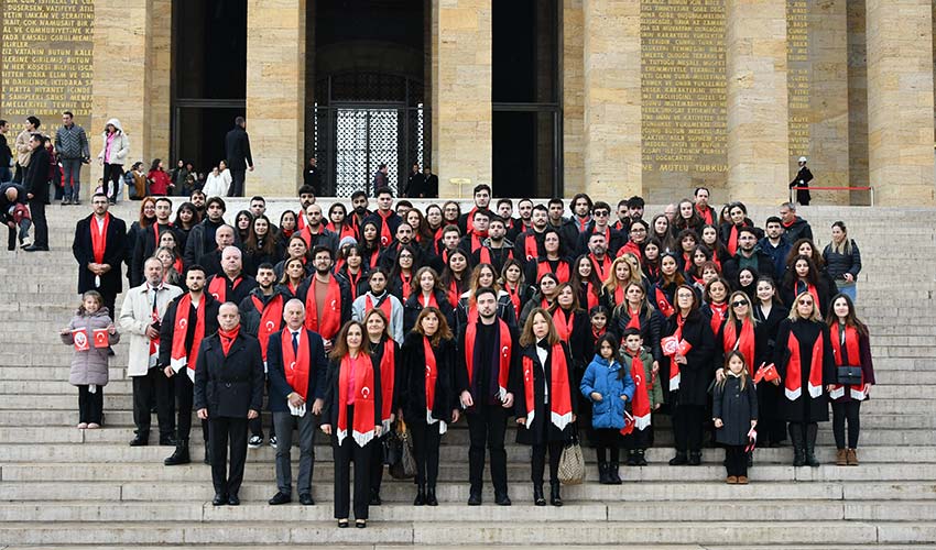100. Yılda 100 EÇEV’li Anıtkabir’de!
