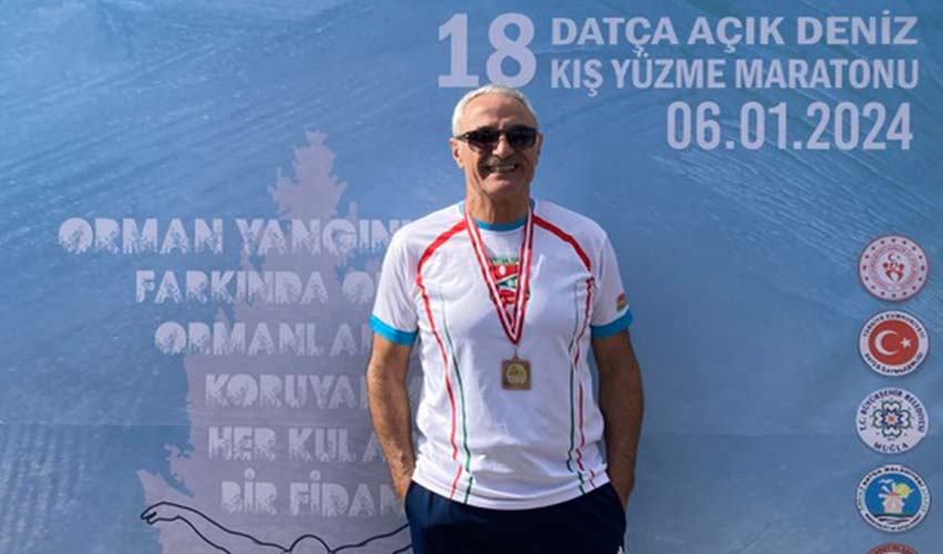 Datça Açık Deniz Maratonunda 3.