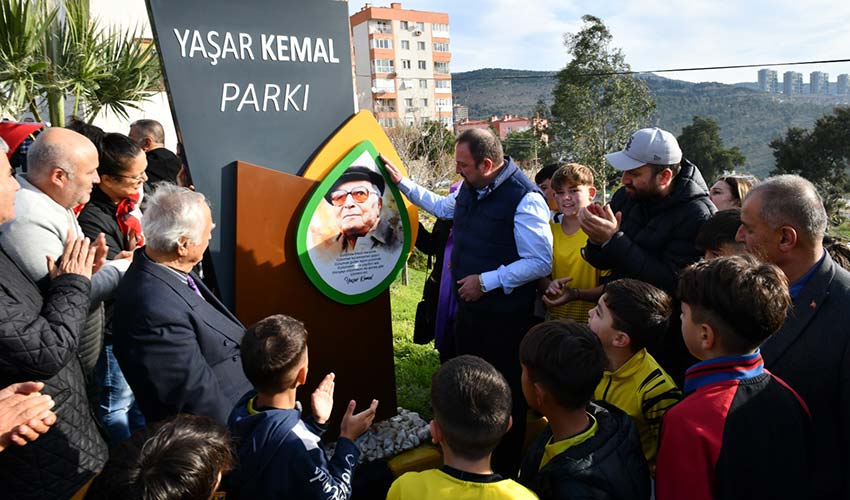 Yaşar Kemal Parkı açıldı
