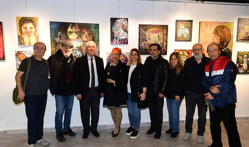 Baksen Çeliker Resim Sergisi Yıldız Kenter'de