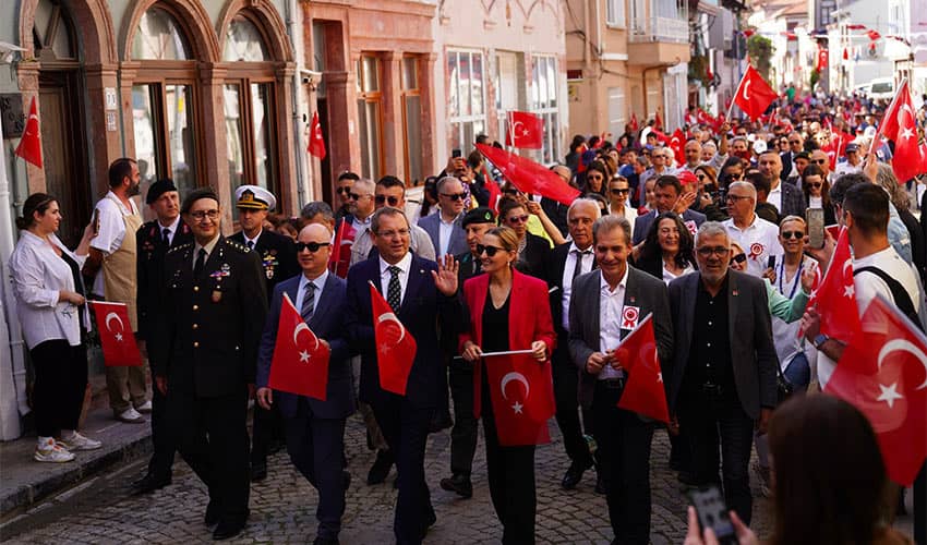 Atatürk’ün Ayvalık’a gelişinin 90'ıncı yıl dönümü kutlandı
