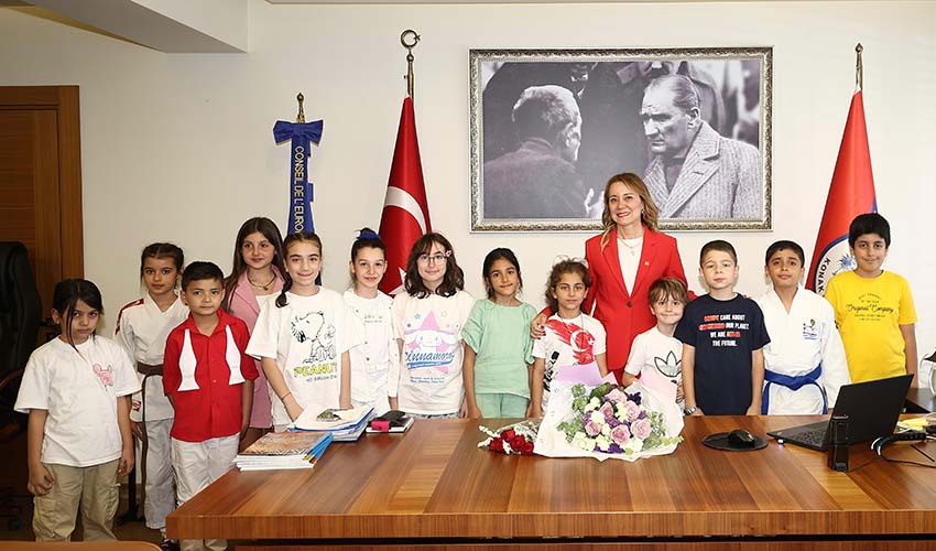 Çocuk başkanlardan anlamlı mesaj