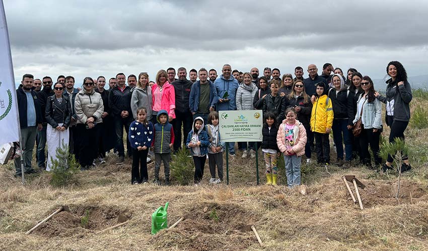 Çalışan ve aileleri için hatıra ormanı