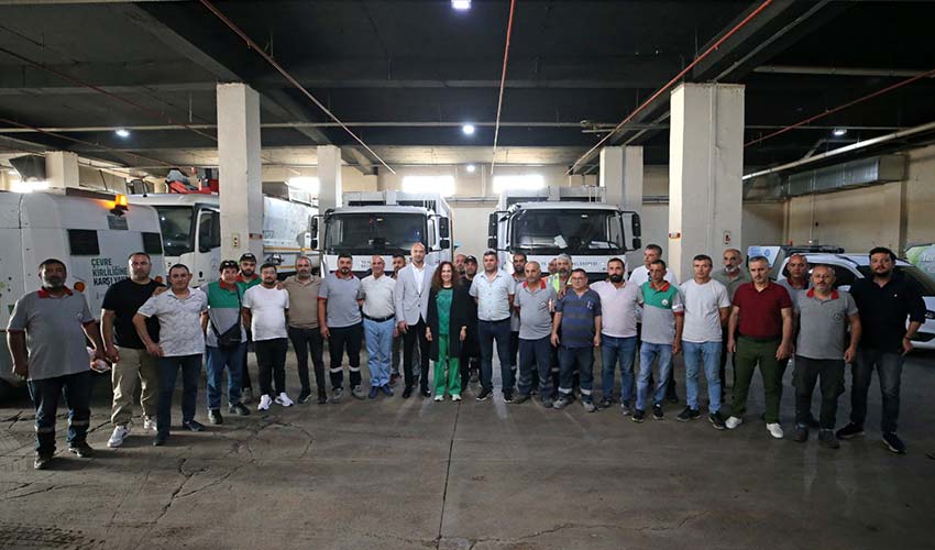 Temizlik işçileriyle birlik buluşması