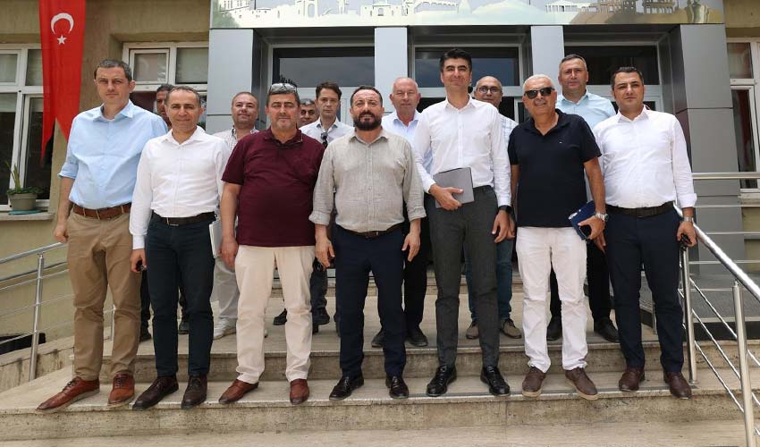 İZSU heyetiyle birlikte yatırımları yerinde inceledi