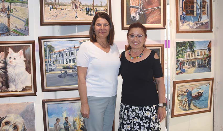 Selma Top’un renkli dünyası Foça'da