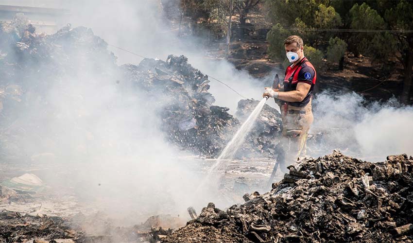 4 günde 249 yangına müdahale