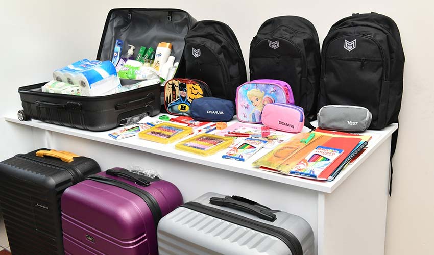 Öğrencilere Çanta ve Valiz Desteği