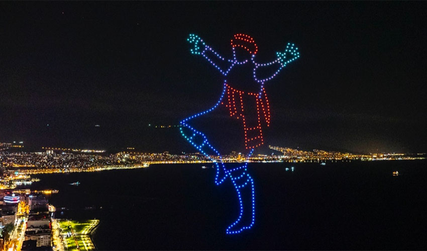 500 dronluk görsel şölen