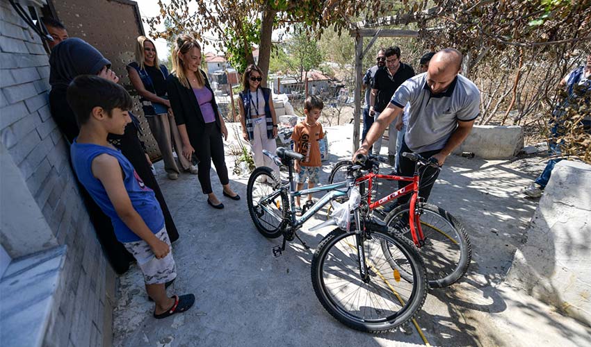 Bisikletleri yandı Büyükşehir yenilerini aldı