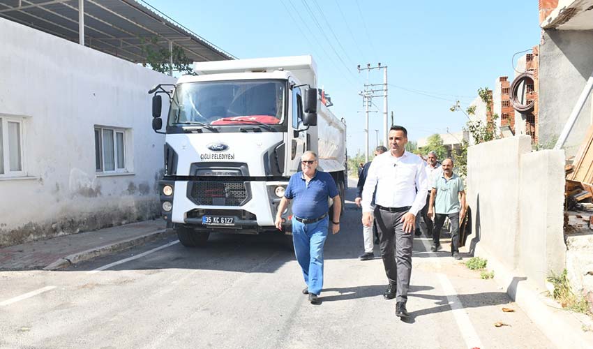 Başkan Yıldız Kaklıç’ta yol sözünü tuttu