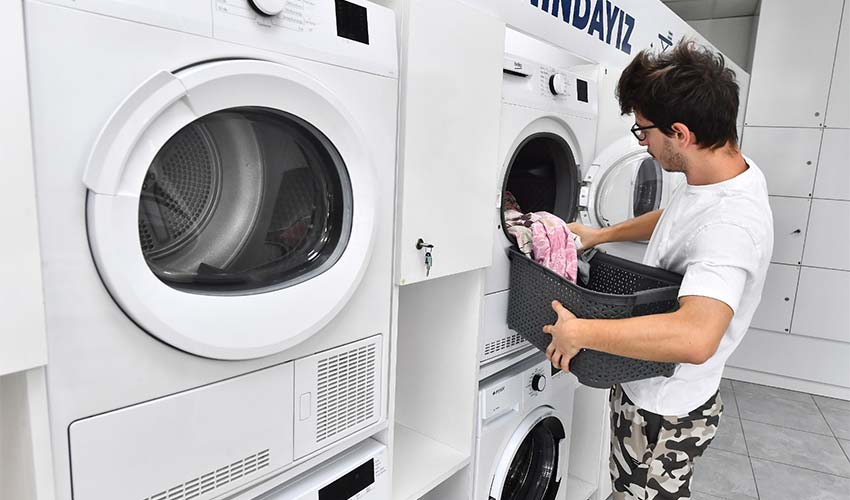 Öğrencilere çamaşırhane ve nakliye hizmeti