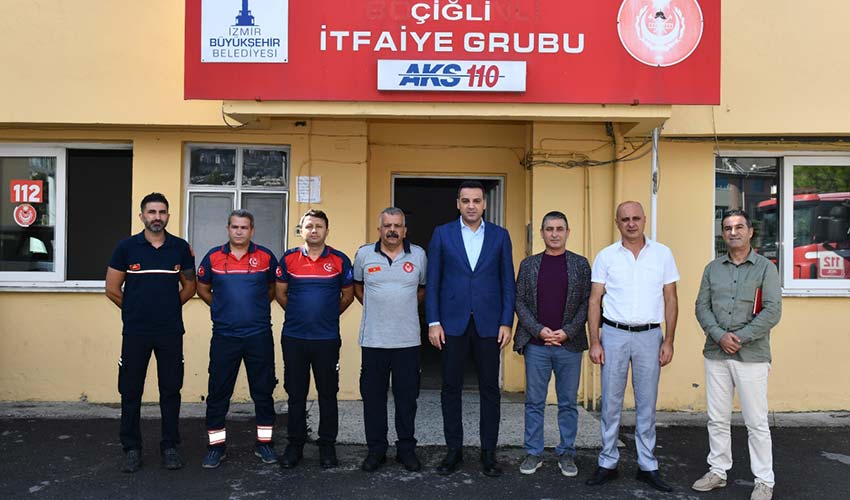 Çiğli İtfaiyesine Anlamlı Ziyaret