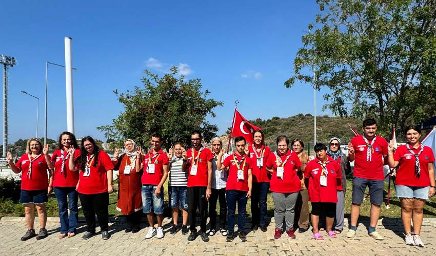 İzcilerin kamp mesaisi