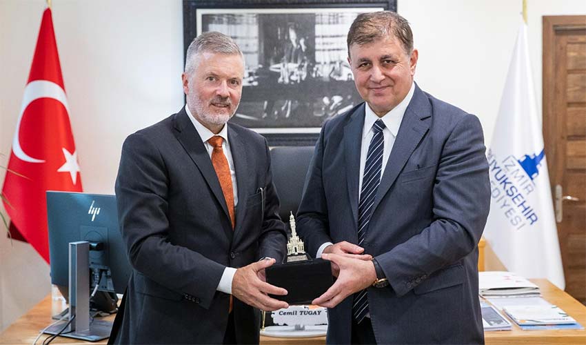 Norveç Büyükelçisi Gaarder’den Başkan Tugay’a ziyaret