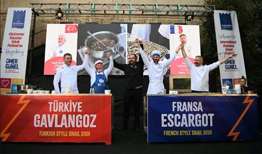 Salyangoz düellosu’nun kazananı dostluk oldu