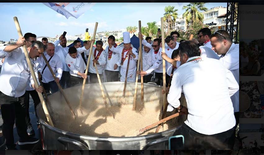 Keşkek rekoru denemesi ile final