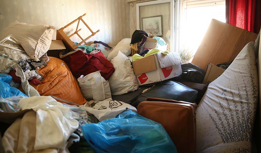 Bir evden 10 ton atık