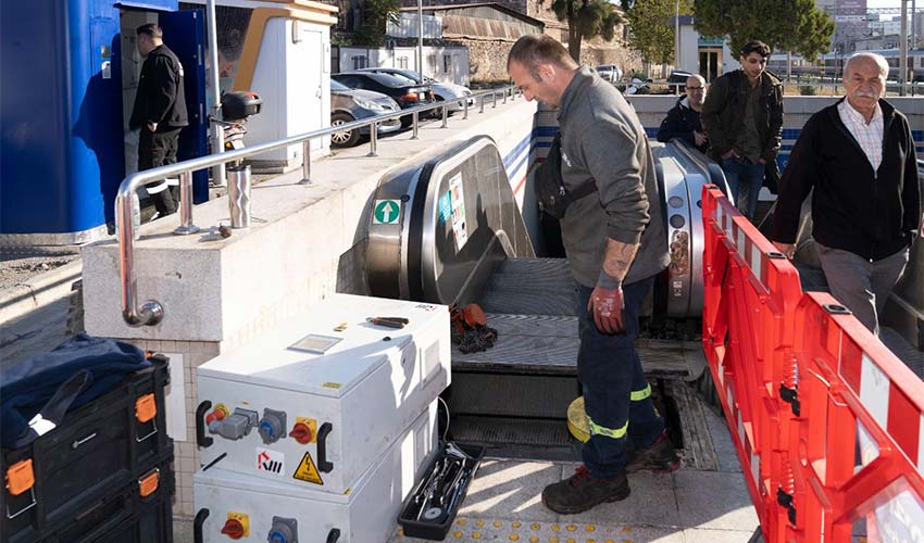 Yürüyen merdiven ve asansörler artık daha güvenli