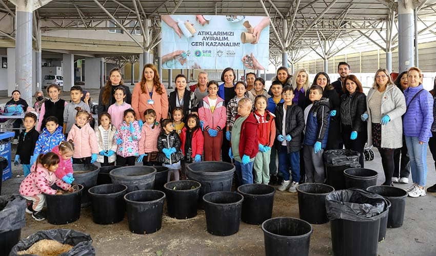 Çocuklar çevreye sahip çıkıyor