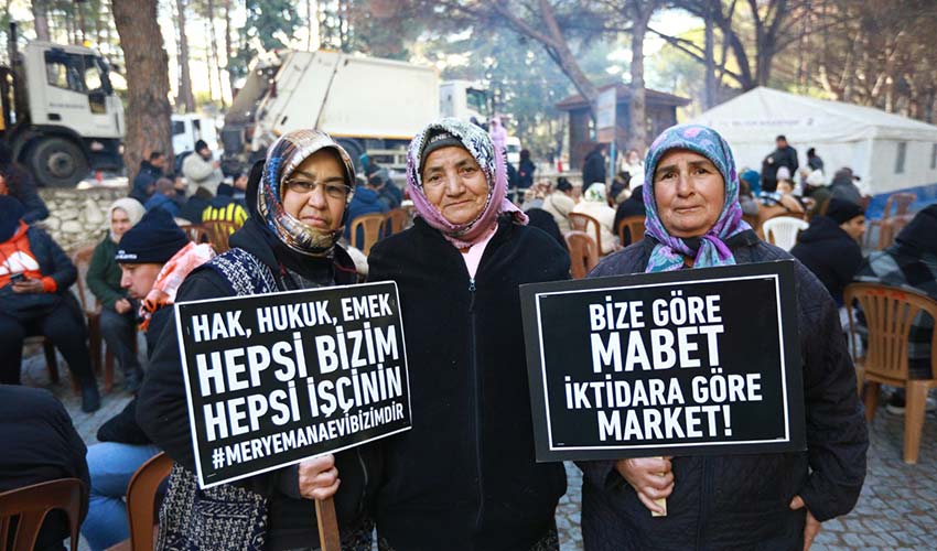 Ekmeğimizden, aşımızdan asla vazgeçmeyeceğiz!