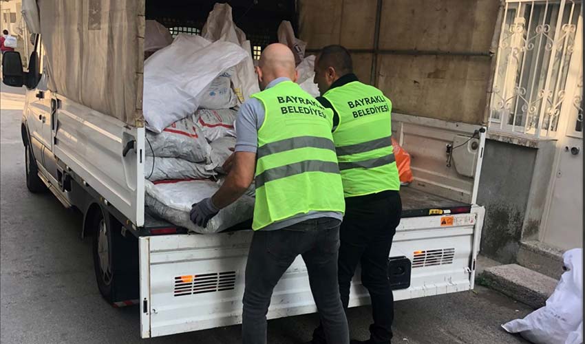 Bayraklı'dan yakacak desteği