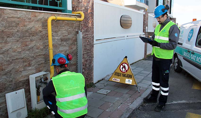 Doğalgaz kokusuna dikkat