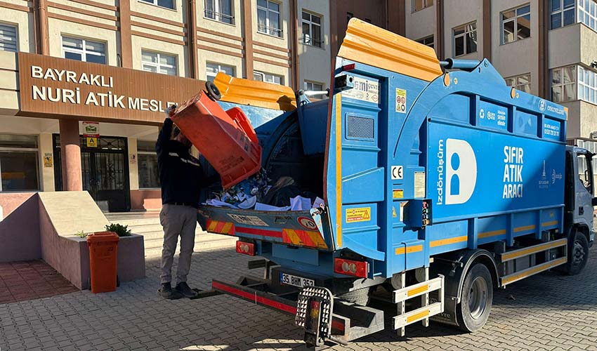 1 yılda 650 ton atık