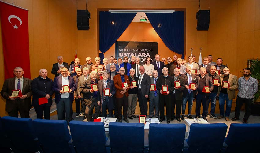 Mobilya ustaları onurlandırıldı