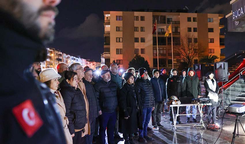 Büyük acının ikinci yılında Buca’da anma