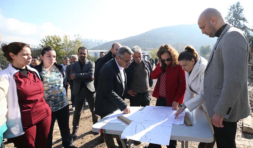 Yeni hayvan barınağı için ilk kazma vuruldu