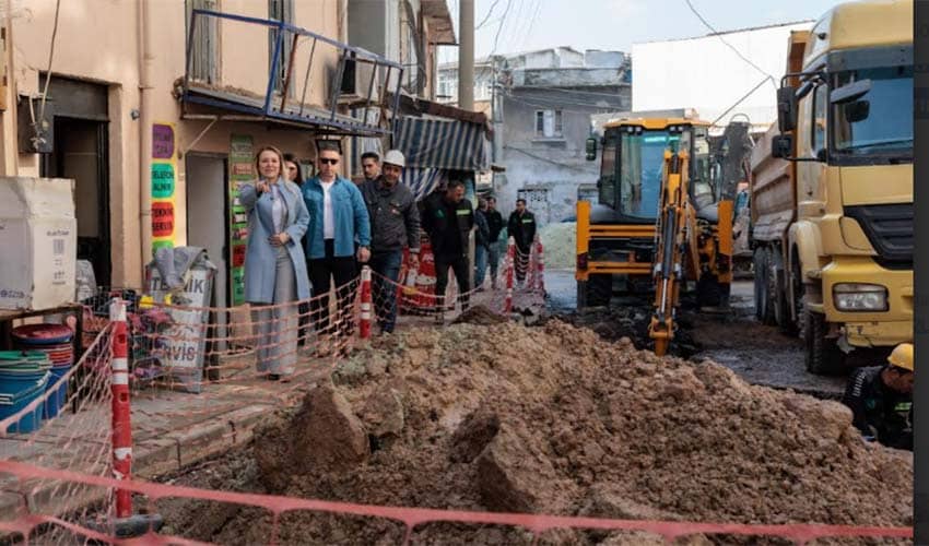 Doğalgaz çalışmaları Konak’ta hızlandı