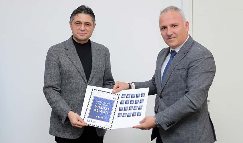 PTT’den Aliağa’ya Özel Posta Pulu