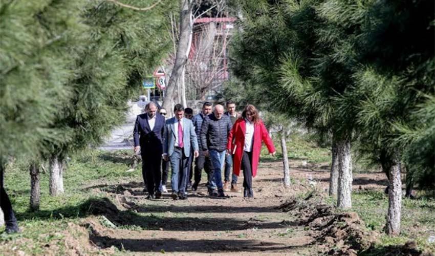 6 Bin 652 metrekarelik yeni yeşil alan