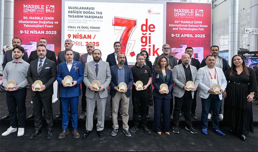 Doğaltaşa hayat veren genç tasarımcılar ödüllendirildi