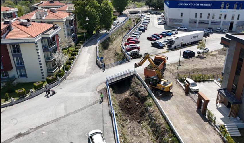 Körfezle buluşan derelerde temizlik