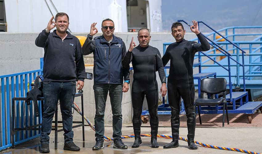 İZDENİZ dalgıç ekibi kurdu