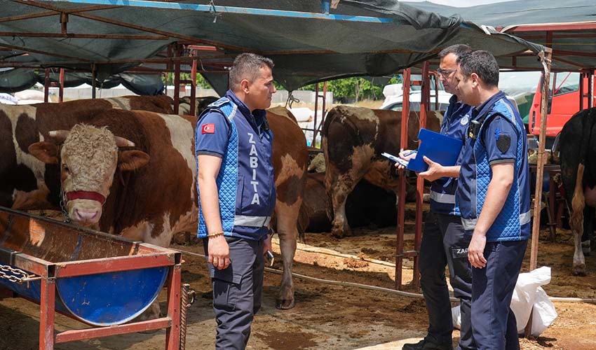 Kurban satış yerlerinde sıkı denetim