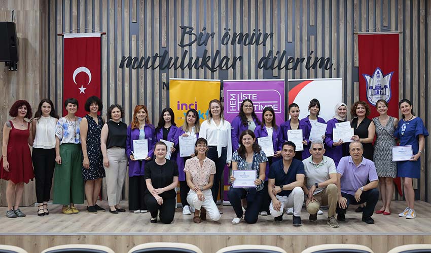 Konak’ın kadın CNC operatörleri sertifikalarını aldı