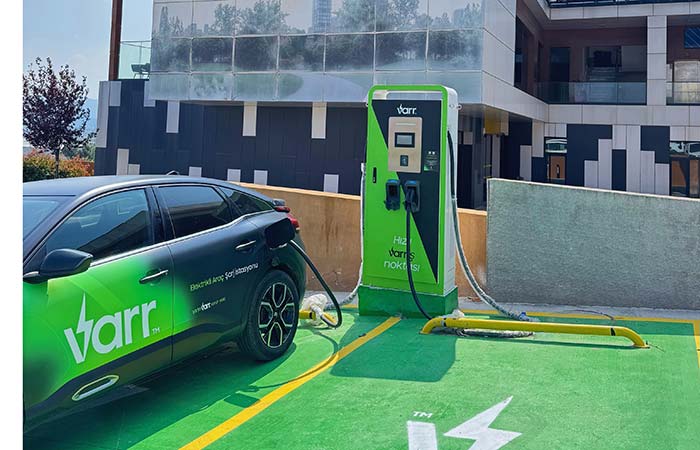 17 ilde 122 şarj noktasında 160 şarj soketi